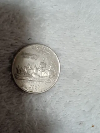 Moneda Cuarto Dólar USA 2000