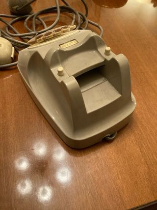 Telefono a rotella vintage grigio