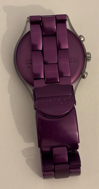 Swatch Irony Diaphane Chrono Morado