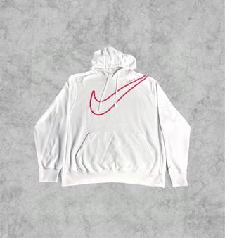 Nike hoodie sweater 2010’s retro logo unisex white
