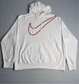 Nike hoodie sweater 2010’s retro logo unisex white