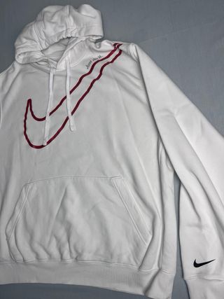 Nike hoodie sweater 2010’s retro logo unisex white