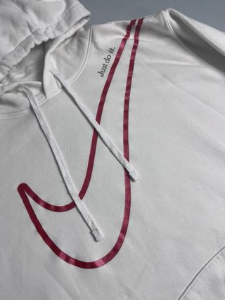 Nike hoodie sweater 2010’s retro logo unisex white