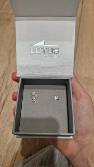 Pendientes Lotus Silver Estrella Plata