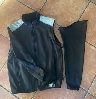 Chaqueta Soft Shell Negra y Gris