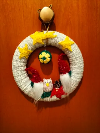 Ghirlanda Natalizia Fatta a Mano