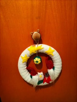 Ghirlanda Natalizia Fatta a Mano