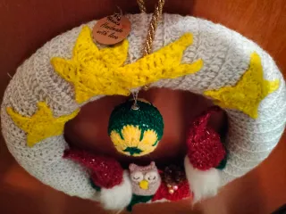 Ghirlanda Natalizia Fatta a Mano