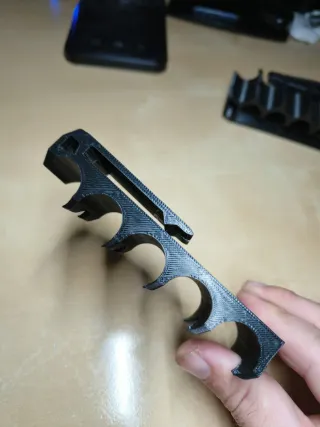 Porta cartuchos airsoft negro