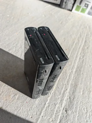 2 Consolas Wii U Negras (sin tablet)