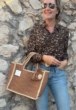Bolso de rafia Limaia Paris