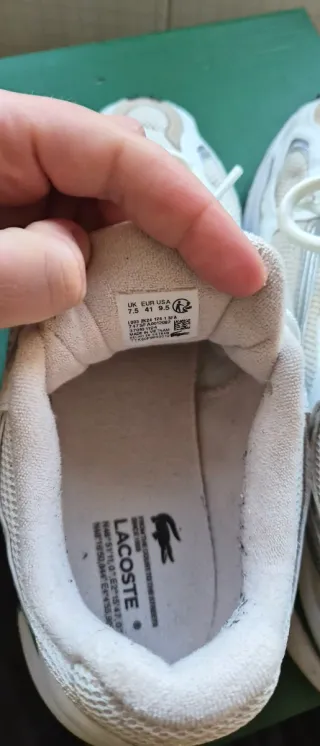 Sneakers Lacoste Bianche e Verdi