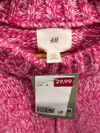 Maglione H&M rosa e bianco