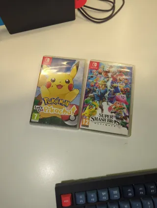 Nintendo Switch + Smash Bros + Pokémon Let's Go