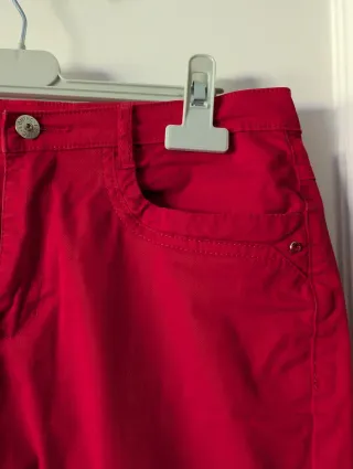 Pantalón i.quing T40 Rojo 5 Bolsillos