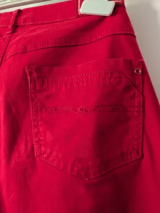 Pantalón i.quing T40 Rojo 5 Bolsillos