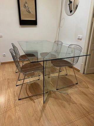 2 Sillas The Masie Piel y Metal Aras