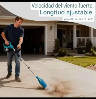 Soplador Hojas Inalámbrico (2 Baterías)