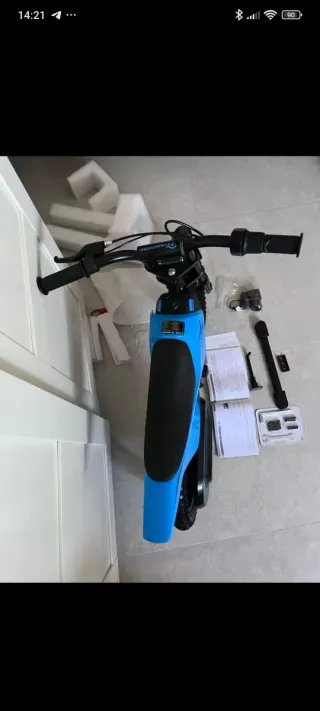 Moto Eléctrica Infantil Azul