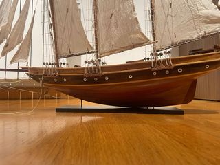 Maqueta Fragata de Madera