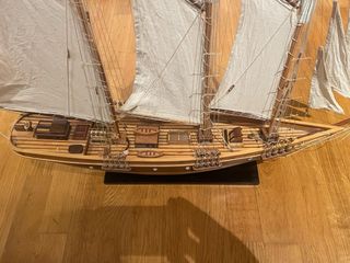 Maqueta Fragata de Madera