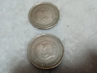 2 Monedas 50 Pesetas 1957