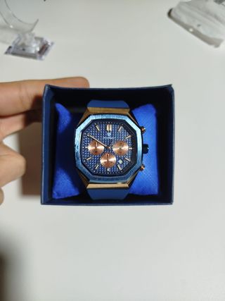 Reloj Poedagar Cronógrafo Azul 42mm