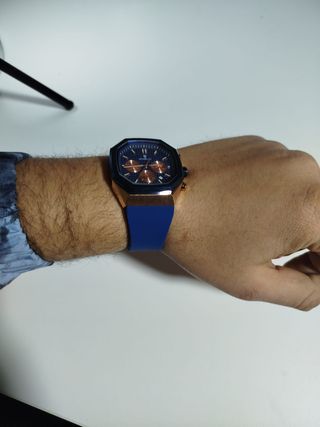 Reloj Poedagar Cronógrafo Azul 42mm