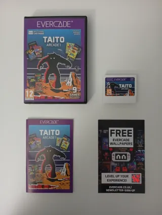 Evercade Taito Arcade 1 y 2 Cartuchos
