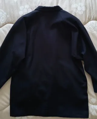 Blazer Lana Vergine Blu Taglia 44