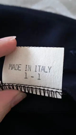 Blazer Lana Vergine Blu Taglia 44