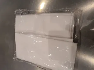 2 Funda de cojín blanca