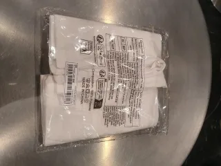 2 Funda de cojín blanca