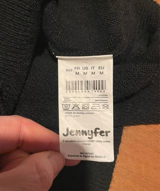 Maglia Jennifer nera donna rif 3