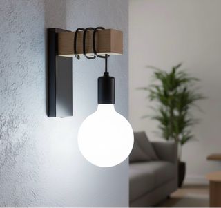 Lampadario da muro stile industrial