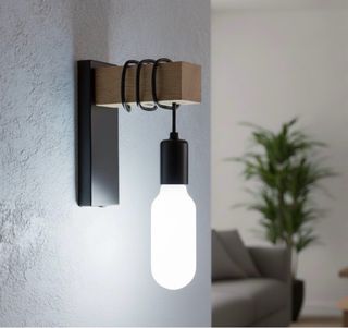 Lampadario da muro stile industrial
