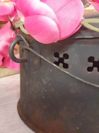 Braciere vintage in metallo