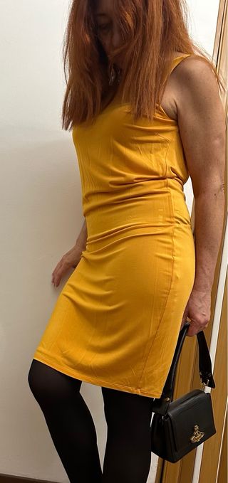 Vestito Marella tg. M. giallo.