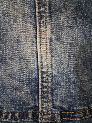 Salopette jeans pantaloncino