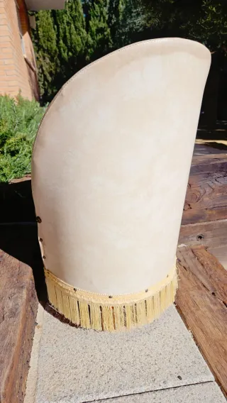 Silla antigua beige