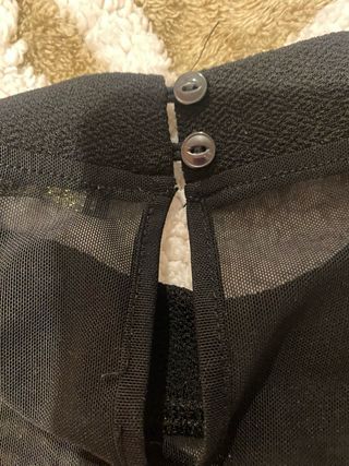 Top Guess Malla Transparente Negro