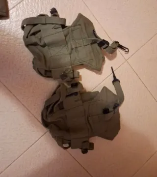 Cartuchera militar verde