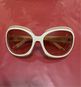 Occhiali da sole Max Mara bianchi e marroni