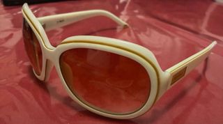 Occhiali da sole Max Mara bianchi e marroni