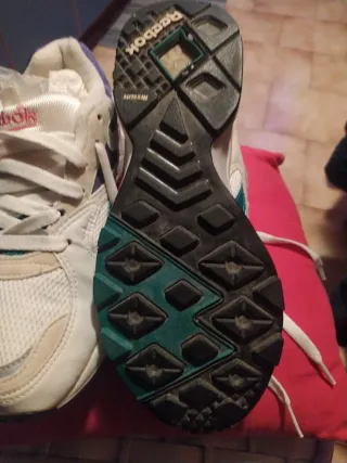 Scarpe ginnastica Reebok bianche e viola