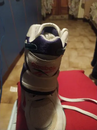 Scarpe ginnastica Reebok bianche e viola