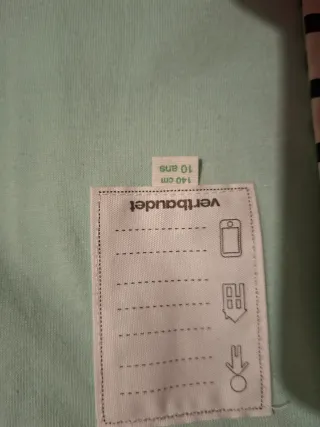 Chubasquero Vertbaudet niña T.10