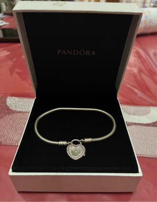 Bracciale Pandora Cuore Argento