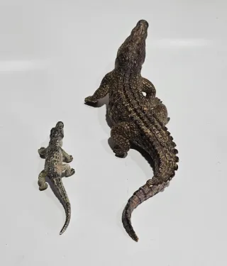 Cocodrilo y cría Schleich