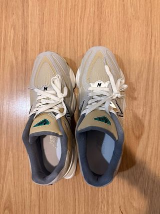 New Balance Beige/Gris Zapatillas Deportivas